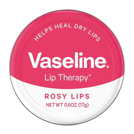 Foot Balm 2 Oz Tin - Vaseline Lip Therapy Lip Balm Tin Rosy Lips 0.6 oz