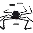 thumbnail image 3 of 50inch Giant Halloween Spider Motion Voice Activated, Large Light Music Up Spider with Web Realistic Fake Spider Electronic Scary Halloween Decorations Props Indoor Outdoor Yard, 3 of 6