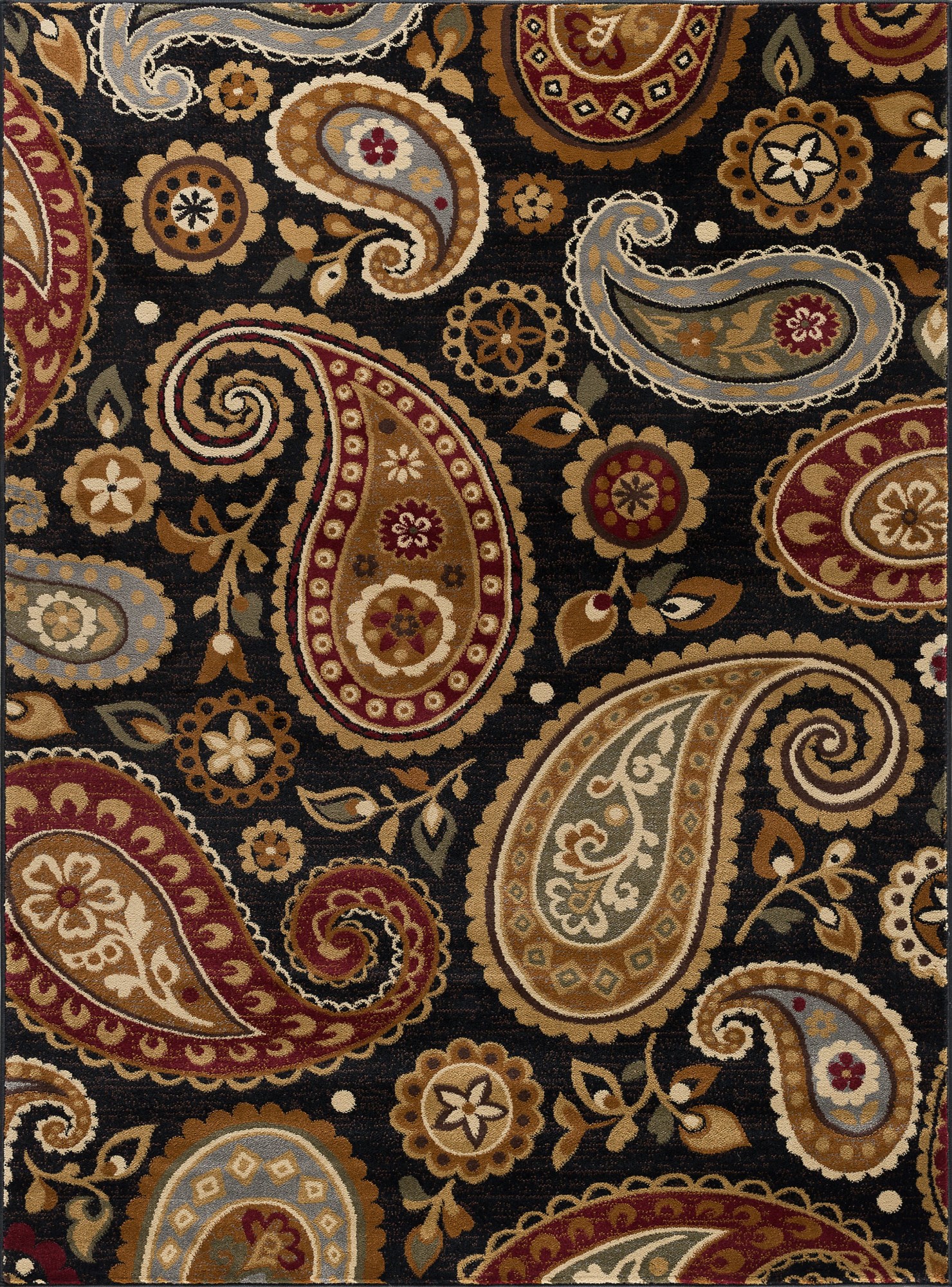 Tayse Imp78811 Impressions Hayley 8' X 10 1/4' Paisley Rectangular Area