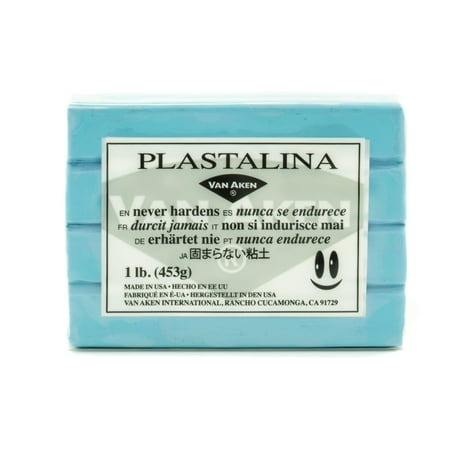 UPC: 0031002101266 | Van Aken Modeling Clay  1 lb.  Pastel Blue