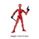 thumbnail image 2 of Ganfancp Figura de Acción Figura de Acción Impreso Movible 13 Articulado Robot Maniquí Figuras de Acción Regalos de San Valentín para Él Rebajas Hoy Liquidación 1X Figura; 1X Accesorio, 2 of 4
