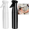 thumbnail image 1 of Atomizador Spray de 300 ml, 2 Atomizadores de Agua, Botellas de Spray para el Cabello, Atomizador Chorro Continuo para Peinado, Limpieza y Plantas (Blanco + Negro) Shuxiu Wang 8390615154444, 1 of 3