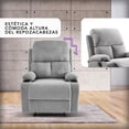 thumbnail image 4 of Sillón reclinable manual tapizado con tela Cosmobel  Brady, 4 of 7