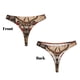thumbnail image 3 of Balery Patriotic Deer Soldier Salute Tangas de Algodón para Mujer con Estampado – Ropa Interior Sexy, Transpirable, G-string-Large, 3 of 6