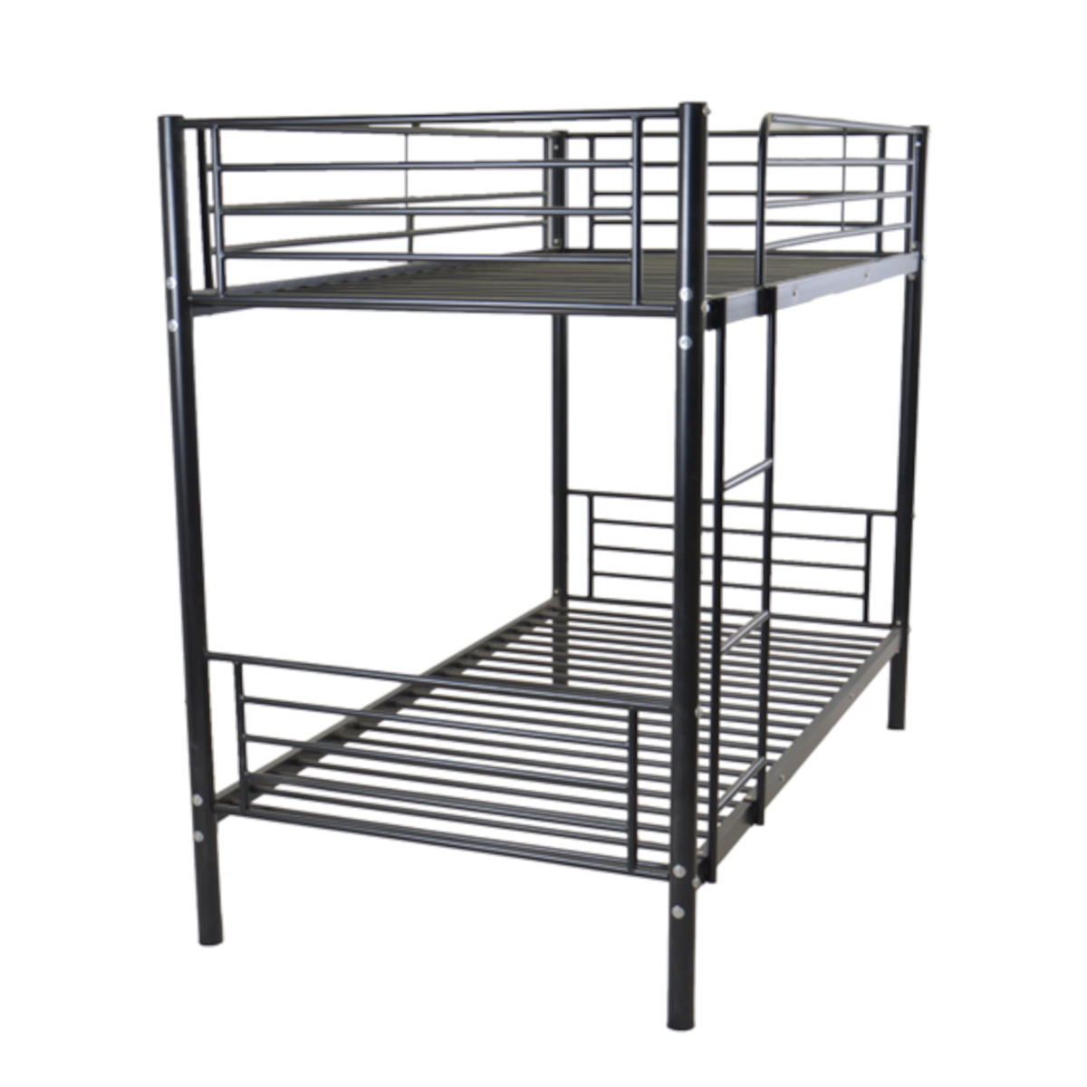 Alvantor Heavy Duty Twin Metal Bunk Bed with Safety Guard Rails & Ladder for Kids, Teens, Adults