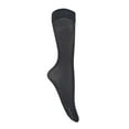 thumbnail image 2 of Lroveb Crew Socks for Men 3 Pairs of Mens Black Silk Business Socks Casual Mid Calf Non Marking Ultra Thin Simple Stockings Socks, 2 of 4