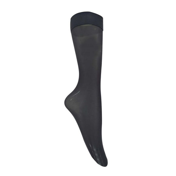 DondPO Mens Silk Sheer Socks 3 Pairs Of Men's Black Silk Business Socks Casual Mid Calf Socks Non Marking Calf Socks Thin Simple Stockings Mens Dress Socks Nylon Socks For Men Clearance!