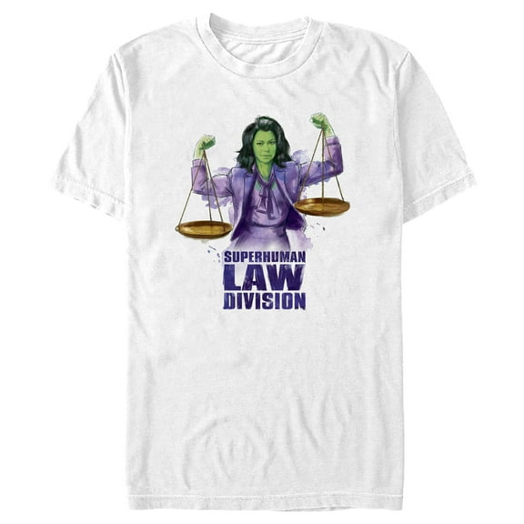 Men's She-Hulk: Attorney at Law SLD Super Strong Lawyer  Graphic Tee White Small