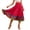 Wine, variant on Skirts for Women Rainbow Print Elastic Waist Flowy Skirt Bohemian Comfortable Summer Casual Wear Womens Midi Skirt Black L