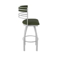 thumbnail image 4 of 860 Hunter 36" Swivel Bar Stool with Anodized Nickel Finish and Canter Pine Seat and Back, 4 of 5