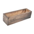 thumbnail image 4 of DYNWAVECA Multifunctional Storage Tray Retro Outdoor Tray Wooden Planter Box Carbonized Color, 4 of 10