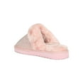 thumbnail image 3 of Women Faux Fur Rhinestone Slip-On Mule Slipper 18916, 3 of 6