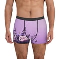 thumbnail image 1 of Fotbe Lavender Roses Arrangement Calzoncillos Tipo Boxer con Bolsa de Soporte Total para Hombre, X-Temp Fresco, Transpirable y de Secado Rápido-Small, 1 of 5