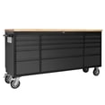 thumbnail image 2 of Garvee 72" Rolling Workbench, Heavy Duty Tool Chest Workbench with 15 Drawers and Locking System for Garage, Warehouse, Black, 2 of 8