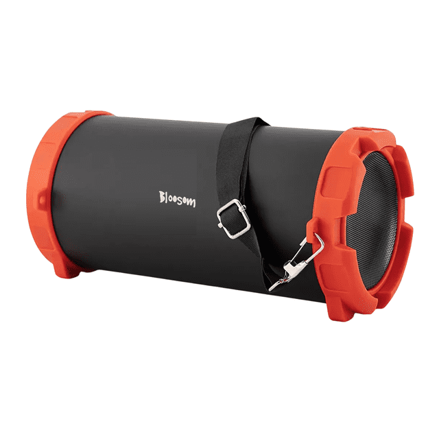 Bocina Blossom Bluetooth Portátil Bazooka Rojo