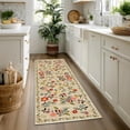 thumbnail image 4 of Pentantan 2'x6' Floral Area Rugs, Machine Washable Rug for Living Room- Soft Indoor Carpet, Low Pile for Bedroom, Dining Room, Playroom, Office, 4 of 7