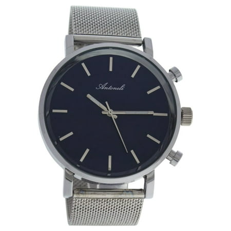 AG6182-08 Silver Stainless Steel Mesh Bracelet Watch
