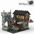 thumbnail image 1 of MOC-124794 Medieval Harbor Modular Building Blocks Set Castle MOC Bricks Gift Toys 2053pcs, 1 of 5