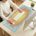 thumbnail image 3 of Wobogo White Snowflakes Heated Mouse Pad Extra-Large Desk Mat With 3 Heating Levels and 3-hour Auto Shut-Off Protection Ideal for Computer Keyboards Home Office Hand-warming Essential 31.5in × 13in, 3 of 9