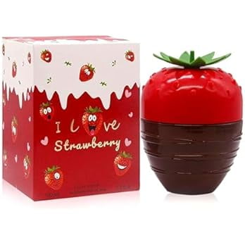 I Love Strawberry Womens Perfume, Long Lasting Strawberry, Vanilla & Marshmallow Gourmand Fragrance Eau de Parfum 100ml 3.4 fl oz
