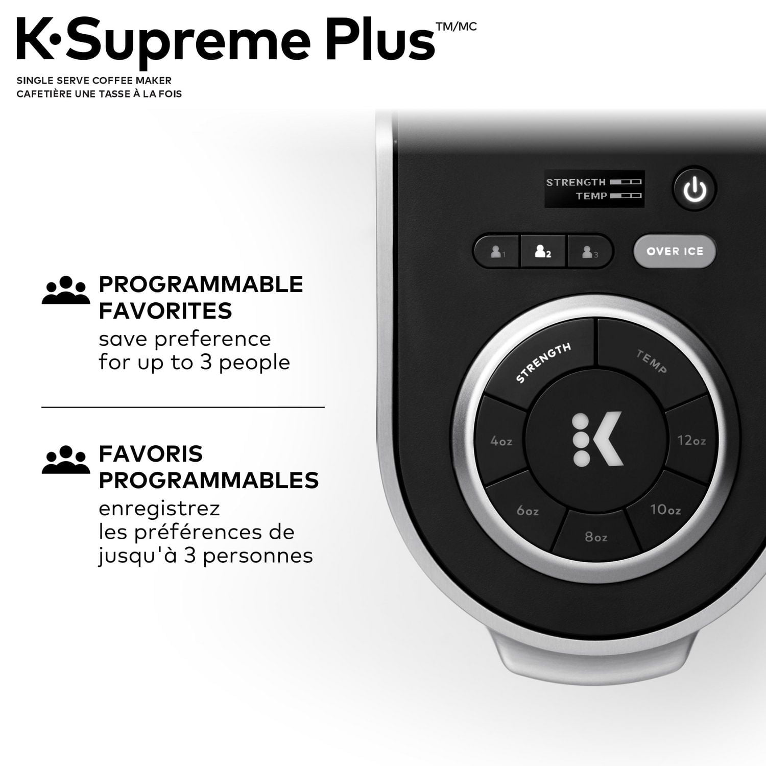 Cafetière une tasse à la fois Keurig K-Supreme Plus Multijet