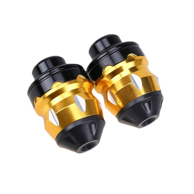 S SERENABLE CNC Motorcycle Front Fork Cutter Frame Slider Crash Guard Protector Golden Slide