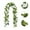 C, variant on Bendable Artificial Flower Garland Faux Rose Vine Hanging Floral Garland for Wall Decor Trellis Fence Home Room Garden Wedding Decoration, Not Easy to Fade(White, 6ft)