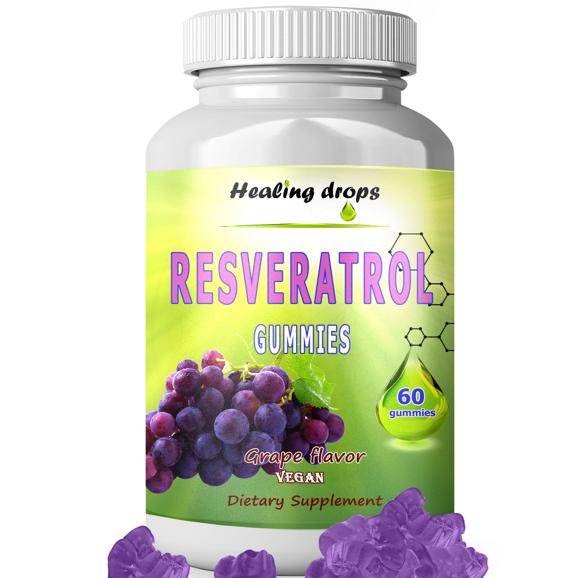 Resveratrol Gummies - Potent Resveratrol Supplement for Immune ...