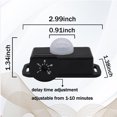 thumbnail image 6 of 1pcs 12V 24V PIR Sensor Motion Sensor Switch Motion Timer Function Sign Control PIR Controller, 6 of 7