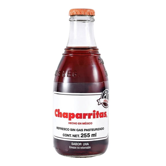 Refresco sin gas Chaparritas de uva de 255 ml
