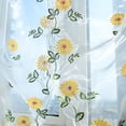 thumbnail image 4 of Cortinas Cortinas De Pantalla De Hilo De Tul Crisantemo Craqueo Transparente Para La Sala De Estar Decoración De Ventanas80x100cm, 4 of 7
