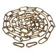 thumbnail image 1 of Uxcell 6 Feet Gold Bronze Finish Lighting Hanging Chain, Metal Looping Chain for Hanging Plant Pendant Light Fixture, 1 of 7
