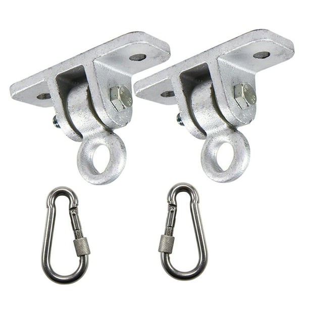 2 pares de perchas de columpio de resistencia, protección de seguridad, 1 / 2205 de capacidad, juego de herramientas de trapecio para Sunnimix Columpio de gancho