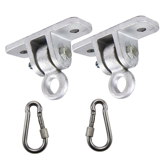 2 pares de perchas de columpio de resistencia, protección de seguridad, 1 / 2205 de capacidad, juego de herramientas de trapecio para Sunnimix Columpio de gancho