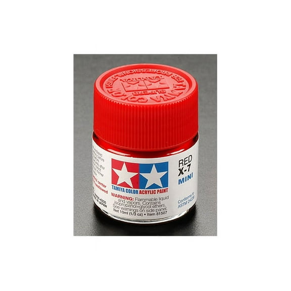 Tamiya 81507 Acrylic Mini X7 Red 1/3 oz TAM81507