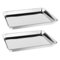 thumbnail image 4 of Bandeja para hornear, bandejas para , sartenes rectangulares de Metal fáciles de limpiar, bandeja para horno, bandeja para hornear para 265 cm x 155 cm x 12 cm, 4 of 8