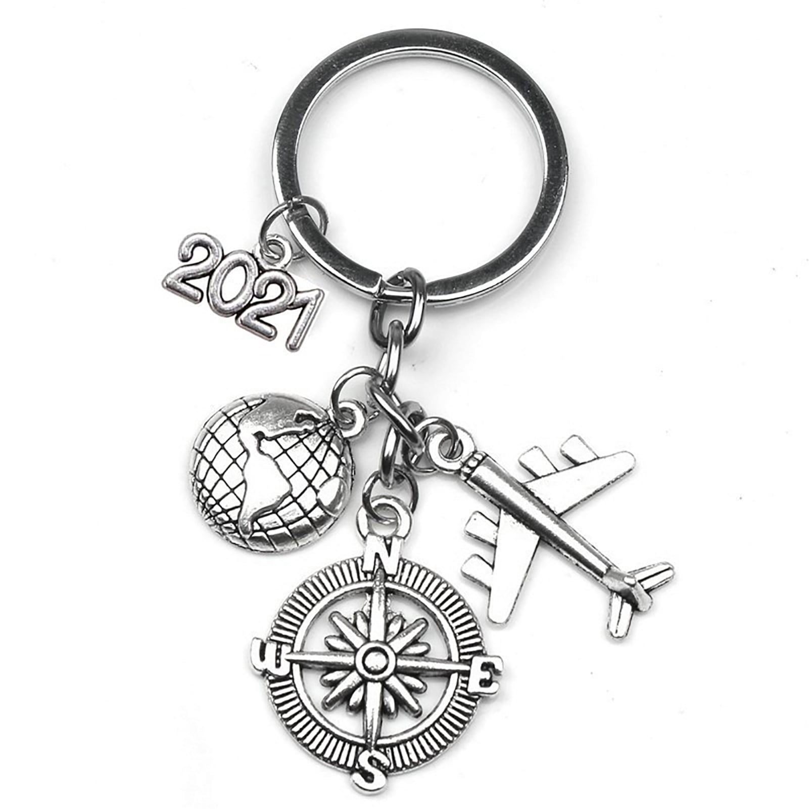 Time keychain College Gift Clock Charm Graduation Gift Time Piece charm Clock Keychain Time clock charm Clock Keyring Time Key ring