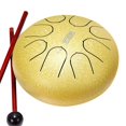 thumbnail image 1 of Naturesteeldrumkittonguedrum6inch8tunesteelhandpandrumtannkdrumpercussion, 1 of 5