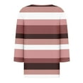 thumbnail image 7 of Womens Tops Summer Tops For Women Casual Cute V Neck 3/4 Length Sleeve Loose Fit Tunics Graphic Tees Blouses Womens T Shirts, 7 of 7