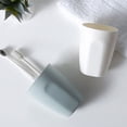 thumbnail image 2 of 400ml Simple Design Bathroom Rinsing Wash Tooth Mug Plastic Tumbler Toothbrush Holder Cup Water Bottle, 2 of 9
