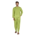 thumbnail image 1 of Inkmeso SolidNightwearSet For Men's Short Sleeve Pjs Loungewear Sets Soft Cotton Designer Sleepwear, 1 of 7