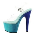 thumbnail image 4 of Women's Pleaser Adore 708OMBRE Ankle-Strap Sandal, 4 of 5