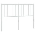 thumbnail image 3 of vidaXL Metal Headboard White 135 cm, 3 of 5