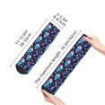 thumbnail image 4 of Pofeuu Skull Flower Blue Print 30cm Socks, Adult Running Hiking Socks for Youth and Adult, 4 of 7