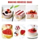 thumbnail image 2 of Cateissary Tortas en todo momento con molde de pastel de acero inoxidable duradero Moldes para pasteles de mousse Moldes para pasteles Molde con Herramientas y accesorios para hornear No.4, 2 of 5