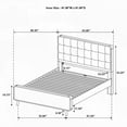 thumbnail image 2 of Dark Walnut Carson Carrington Queen Platform Bed for Elegant Bedroom, 2 of 11