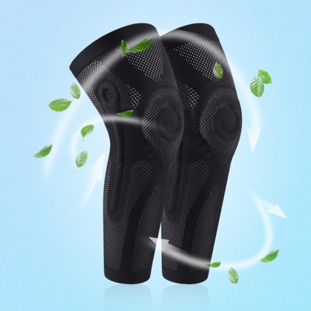 Clearance! Knee Compression Sleeve,anti slip skid slippery leg knee brace support,knee sleeve wrap support for fitness cycling basketball leg knee protector sportswear accessories