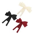 thumbnail image 4 of Unique Bargains Women's Elegant Ribbon Multi-layer Bow Hair Clips 3 Pcs Multicolor, 4 of 5