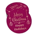 thumbnail image 1 of Inkdotpot Pack Of 50 Real Rose Gold Foil Paper Tags Merry Christmas & Happy Holiday Favor Hang Tags, 1 of 6