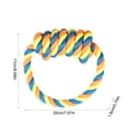 thumbnail image 3 of Dog Rope Chew Toy Tough Fiber for Teeth Cleaning And Teething Interactive Tug Toy for Medium And Large Dogs, 3 of 6